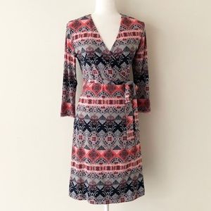Banana Republic Factory | Multi-Colored Wrap Dress